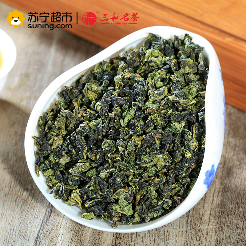 [苏宁超市]三和名茶(SANHE TEA)安溪铁观音茶叶清香型557秋茶250g