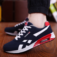 奇安达2017新款低帮情侣加绒气垫跑步鞋冬季保暖休闲运动鞋 加棉589