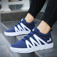 奇安达男士四季款中帮M字跑步鞋休闲运动鞋 8730