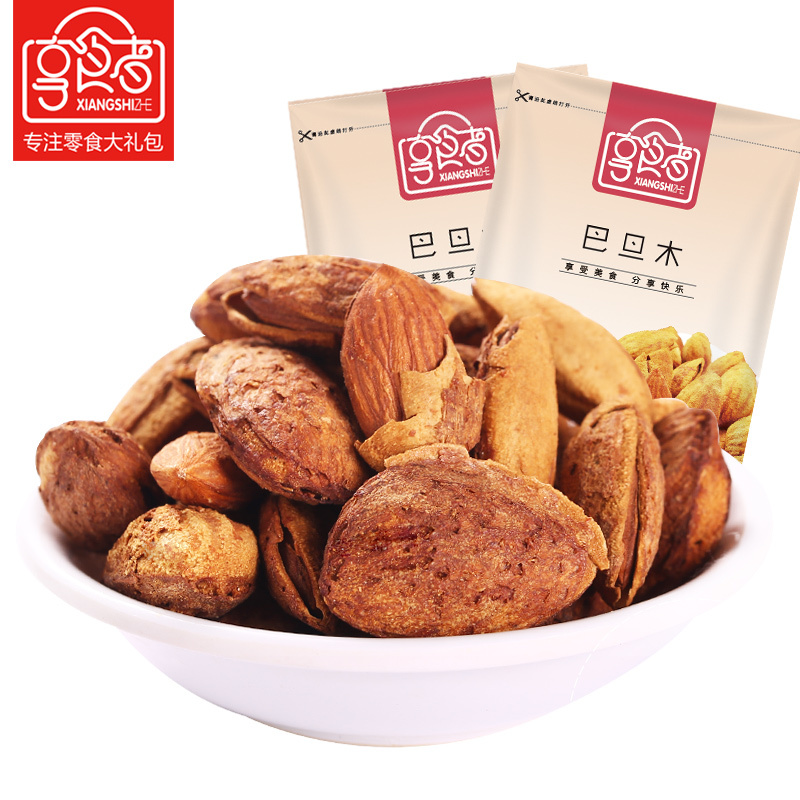 享食者干果坚果炒货 手剥杏仁新疆巴旦木108g*1袋办公室休闲零食