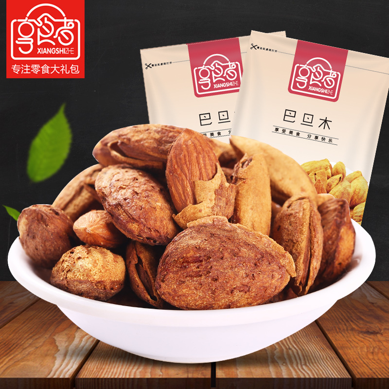 享食者干果坚果炒货 手剥杏仁新疆巴旦木108g*1袋办公室休闲零食