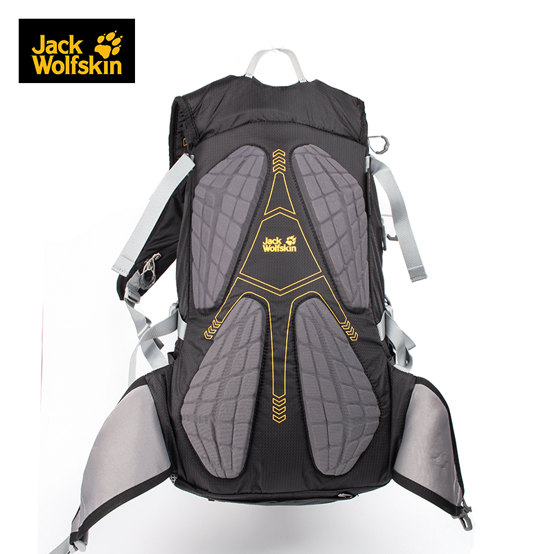 JACK WOLFSKIN/狼爪户外2017秋冬新品远足双肩背包 黑色30.5L