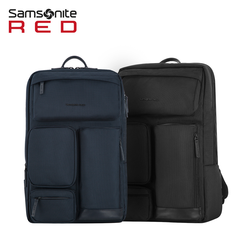 Samsonite/新秀丽AT7双肩包 潮流多口袋通勤包时尚背包