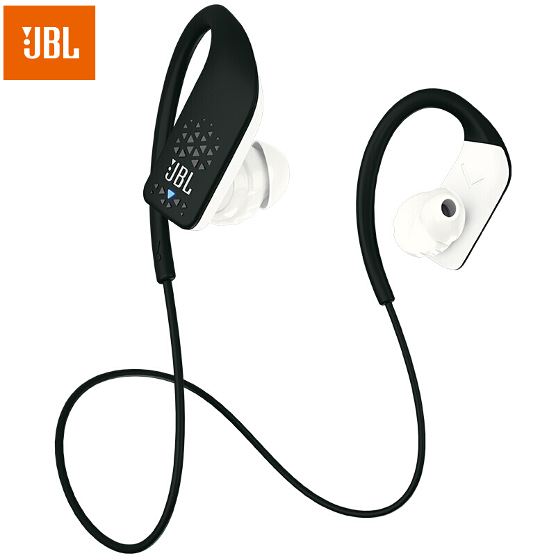 JBL Grip 500 无线蓝牙 耳挂入耳式耳机 运动耳机 手机耳机 音乐耳机 带触摸设计 防汗防脱落 黑色高清大图