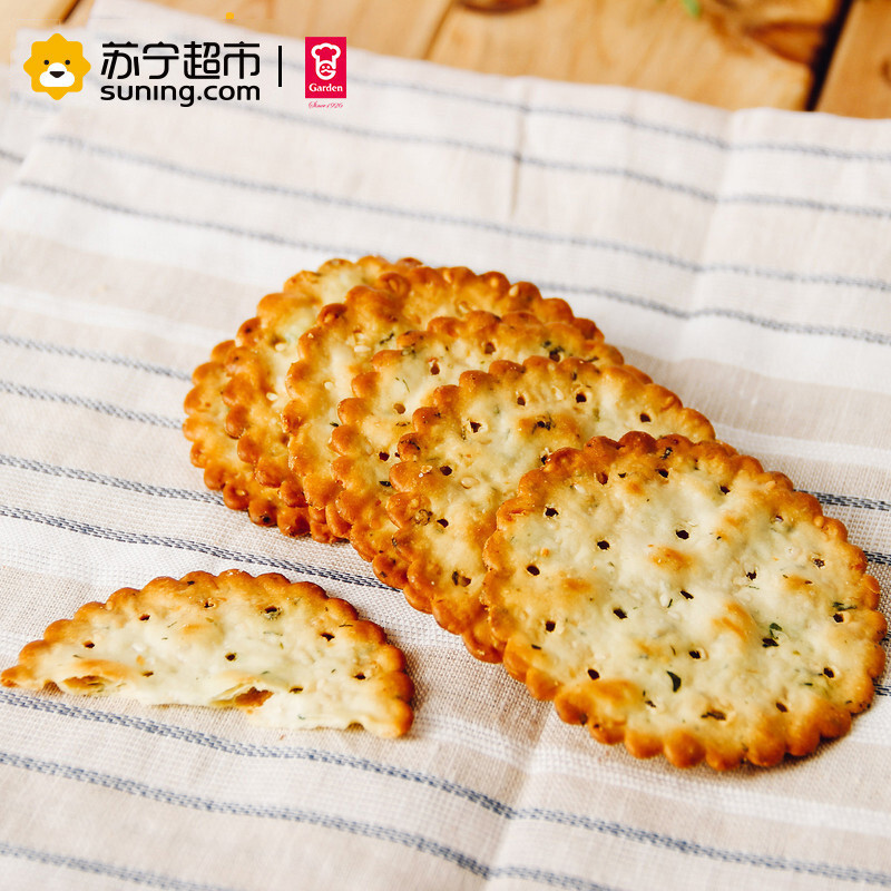 嘉顿(Garden) 饼干 香葱薄饼800g(饼干礼盒)