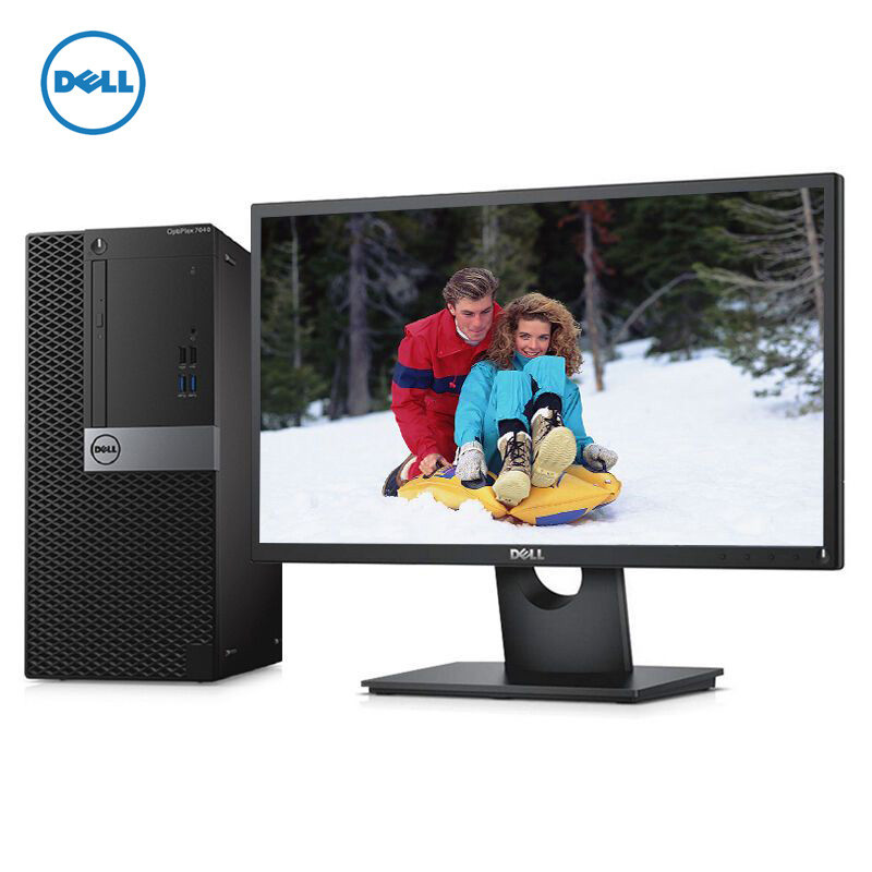 戴尔(DELL)7050台式电脑（i5 4G 1T DVDRW 集显 21.5寸 3年 win7Pro)QY