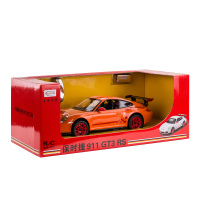 星辉(Rastar)保时捷911遥控汽车1:14 男孩儿童玩具汽车模型42800橙色