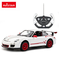 星辉(Rastar)保时捷911遥控汽车1:14 男孩儿童玩具汽车模型42800白色