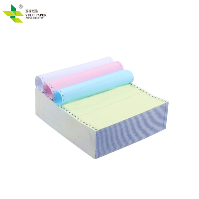 玉禄纸品(YULU PAPER)电脑打印纸800241-4针式打印纸 四联(4层)三等分 打印发货单木浆原纸(800页)