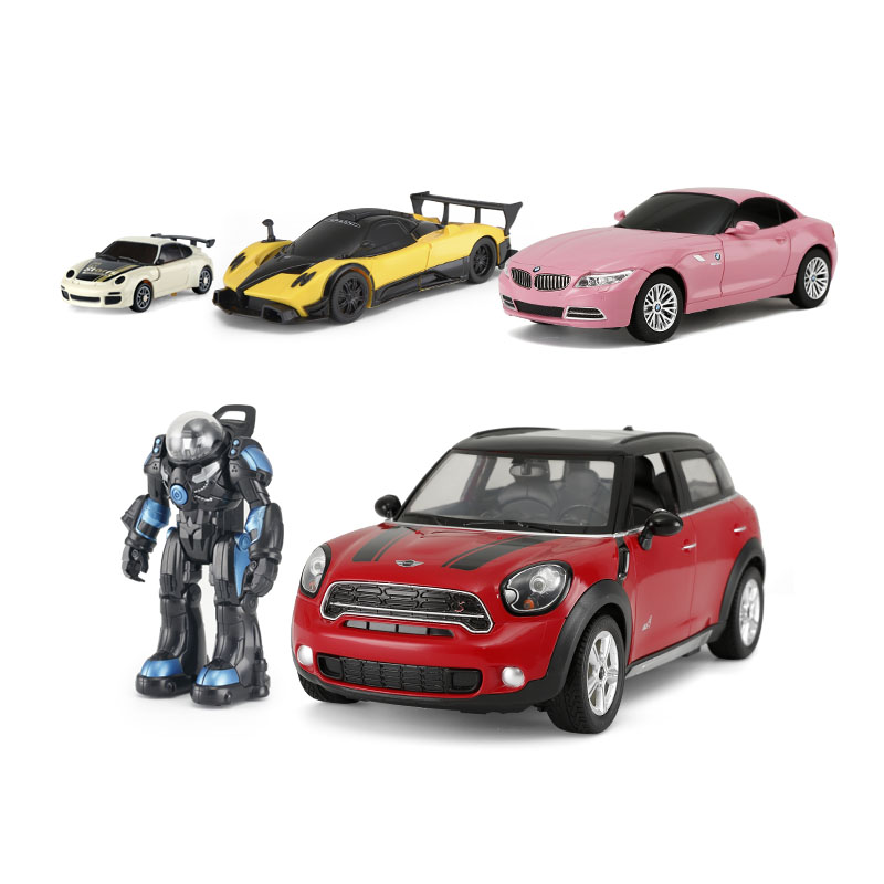 星辉(Rastar)遥控车变形机器人五合一互动套装儿童汽车玩具礼盒装78300粉色高清大图