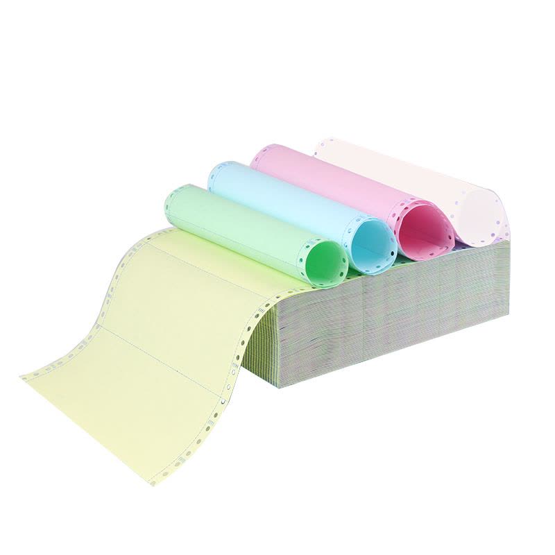 玉禄纸品(YULU PAPER)电脑打印纸800241-3针式打印纸 三联(3层)整张 打印发货单木浆原纸(800页)图片