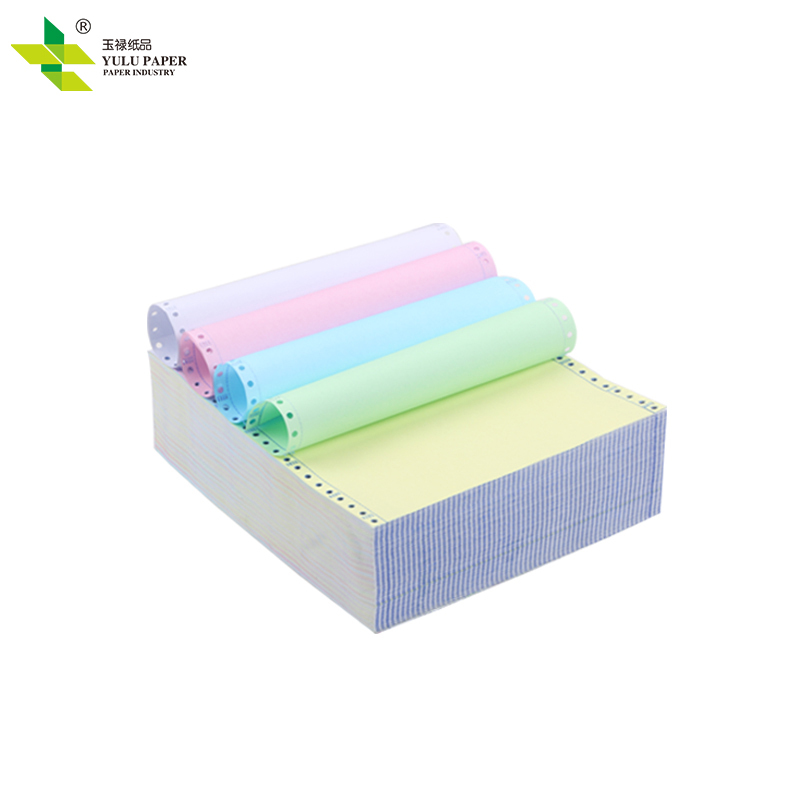 玉禄纸品(YULU PAPER)电脑打印纸800241-5针式打印纸 五联(5层)整张 打印发货单木浆原纸(800页)