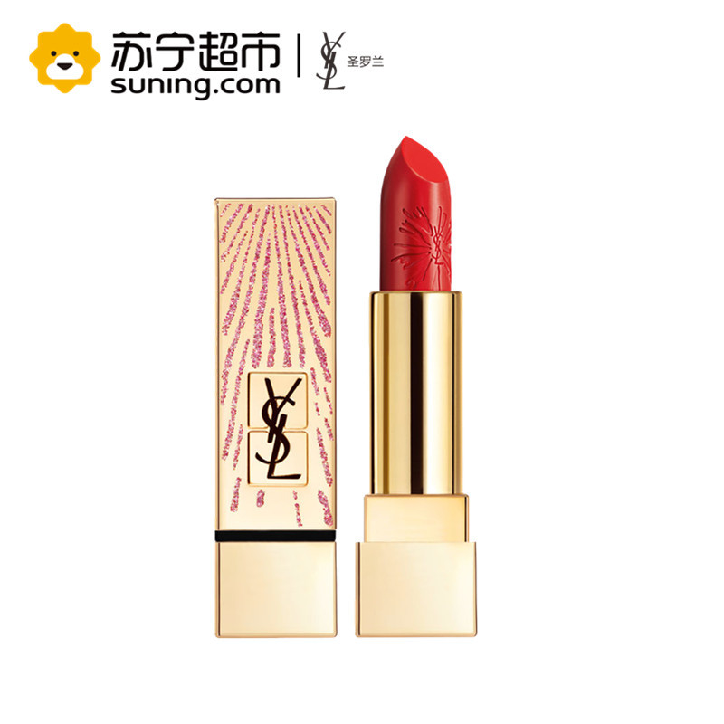 ysl圣罗兰纯口红38g01圣诞烟花限量版口红唇膏易上色滋润
