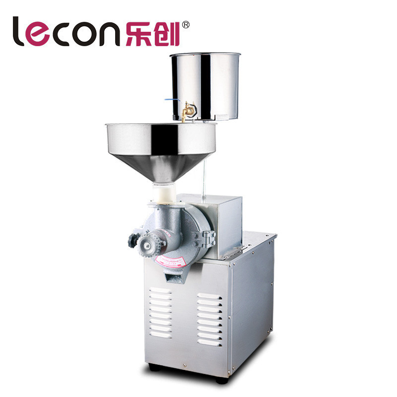乐创(lecon)T180 商用磨米浆机 肠粉米浆机干湿两用磨机立式