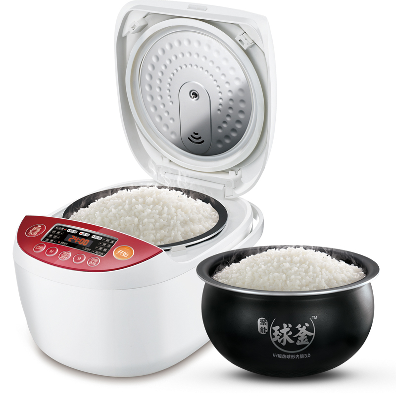 苏泊尔(SUPOR)CFXB40HC3-120 IH球釜 可拆洗内盖 4L/4升 电饭煲 红色