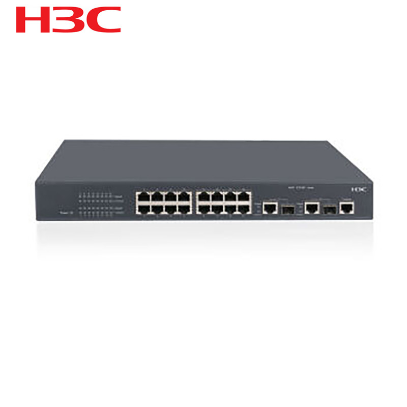 华三（H3C）LS-3100V2-16TP-SI 百兆以太网交换机（16个10/100Base-TX以太网端口）
