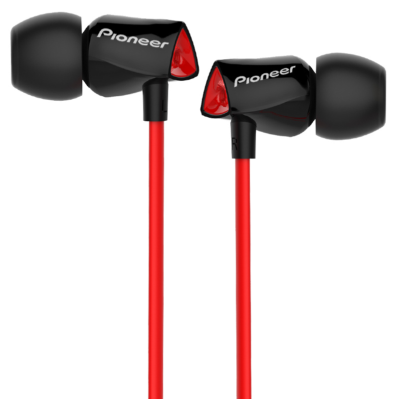 先锋(Pioneer)CL32S 入耳式HiFi耳机 三键线控 红