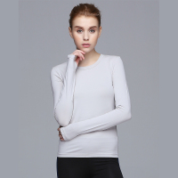 DV长绒棉保暖打底可两穿时尚女士长款T恤D1922D008NC浅驼灰