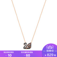Swarovski施华洛世奇 新款双色双面镂空天鹅项链5281275