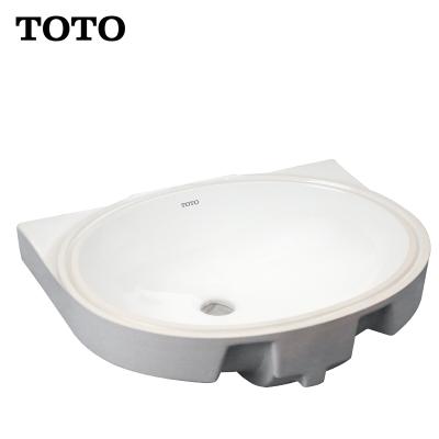 TOTO 面盆 台下盆嵌入是大蓄水 LW537RB台下式洗脸盆 LW537台下盆w:470×d:380(mm)