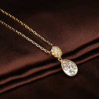 Swarovski施华洛世奇金色水滴水晶项链吊坠5035875