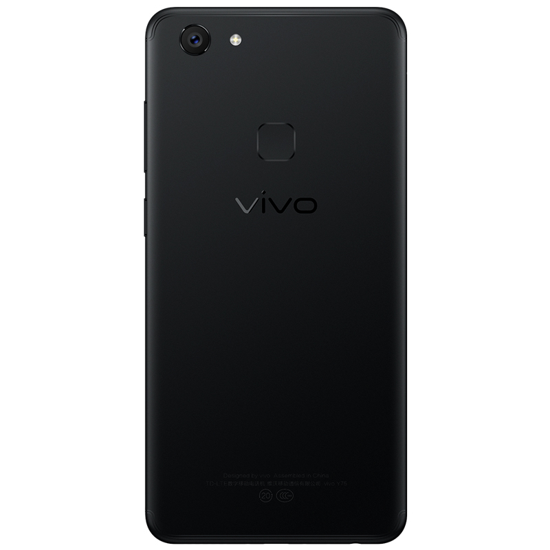 vivo Y75 4GB+32GB 磨砂黑 移动联通电信4G手机 全面屏高清大图