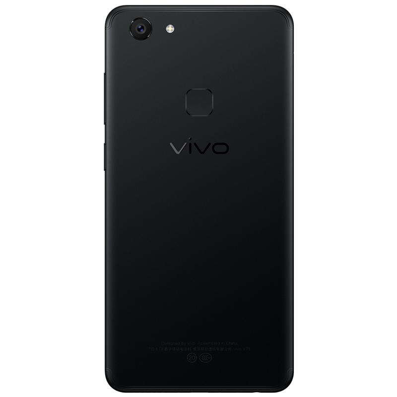 vivo Y75 4GB+32GB 磨砂黑 移动联通电信4G手机 全面屏