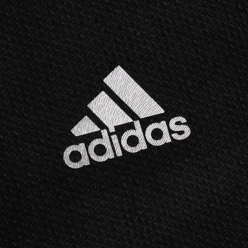 adidas 阿迪达斯 运动型格 男子 武极 针织夹克 黑 BR0130图片