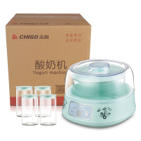 志高(CHIGO)酸奶机SNJ36 定时功能自动恒温高硼硅1L内胆4分杯家用酸奶机米酒机浅蓝色
