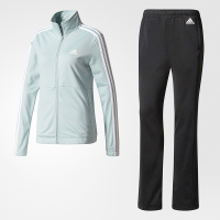 adidas 阿迪达斯 羽毛球 女子 长袖运动套装 蓝黑 BQ8436