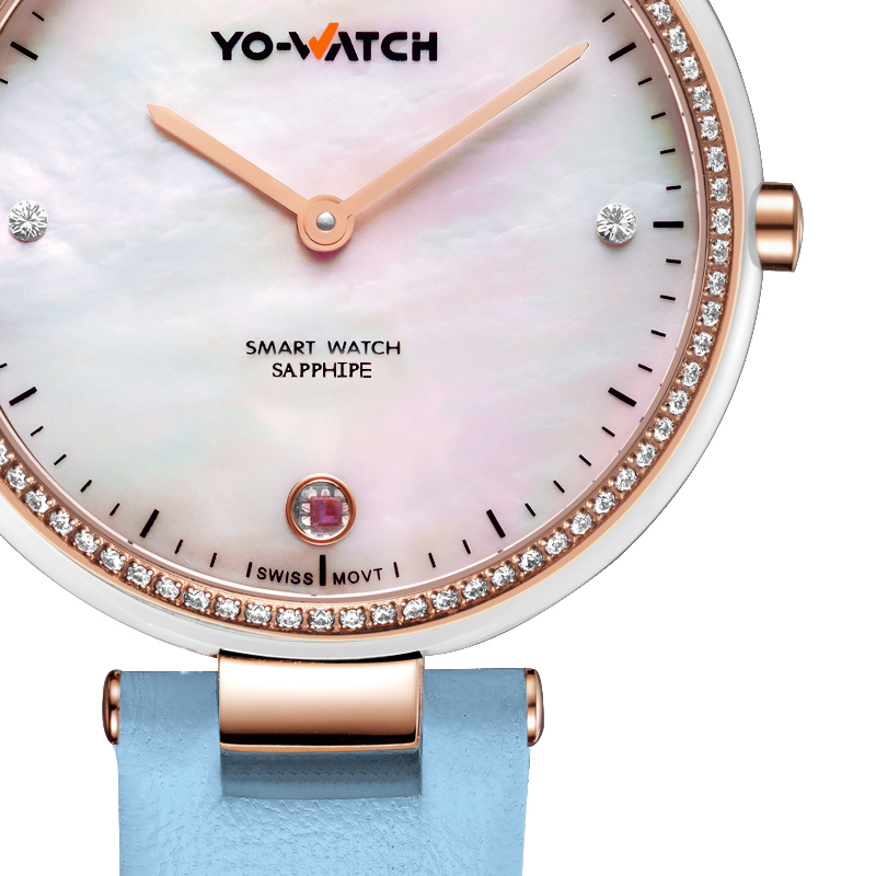 YO-WATCH智能女表运动计步睡眠心率监测自拍手环生日情人节礼物