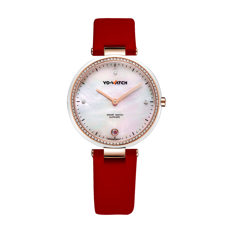 YO-WATCH智能女表运动计步睡眠心率监测自拍手环生日情人节礼物