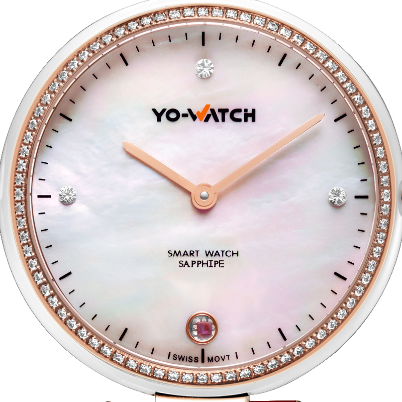 YO-WATCH智能女表运动计步睡眠心率监测自拍手环生日情人节礼物
