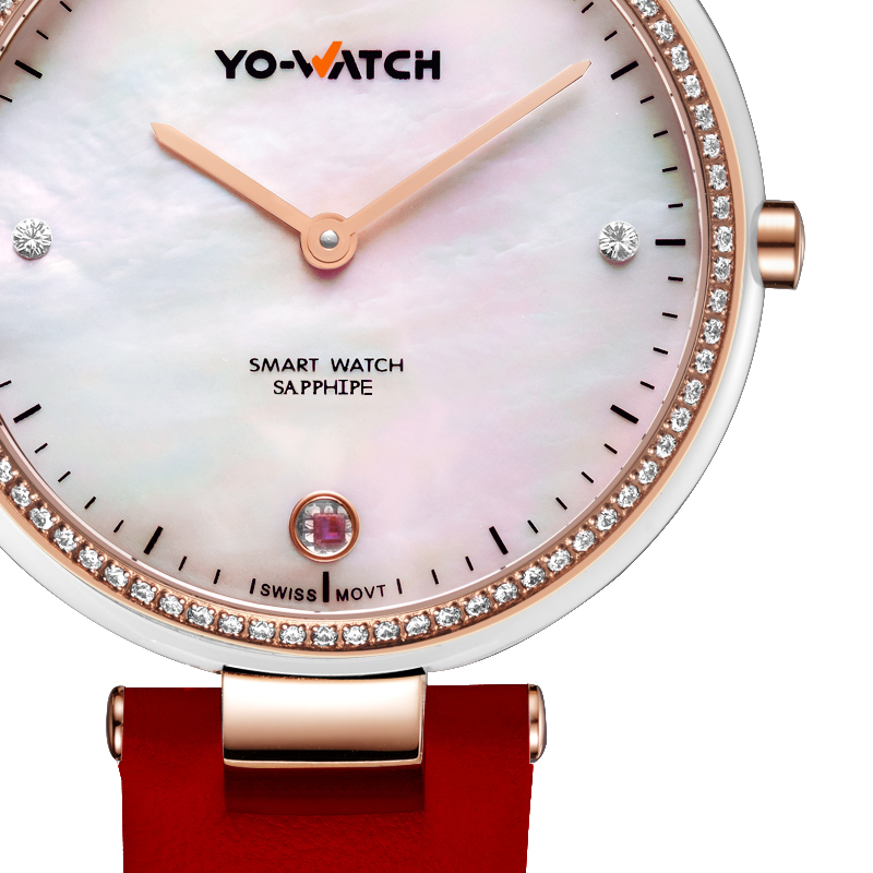 YO-WATCH智能女表运动计步睡眠心率监测自拍手环生日情人节礼物