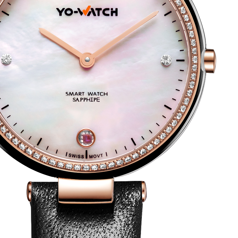 YO-WATCH智能女表运动计步睡眠心率监测自拍手环生日情人节礼物