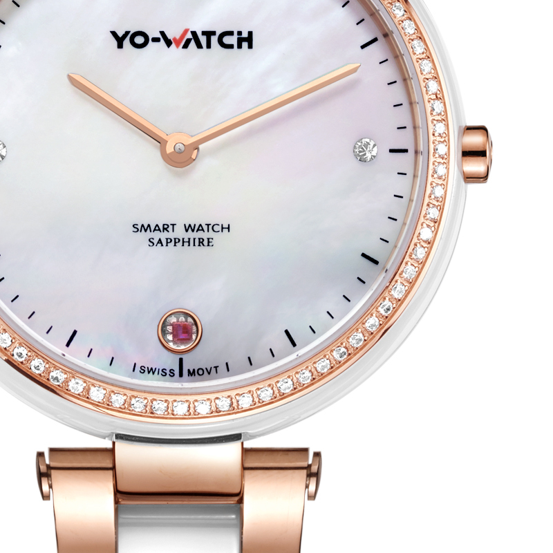 YO-WATCH智能女表运动计步睡眠心率监测自拍手环生日情人节礼物