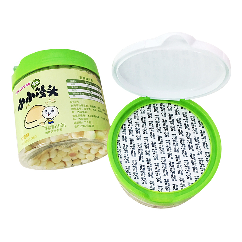 培康(TakeCare)宝宝零食 童Q小馒头 100g/罐 牛奶味