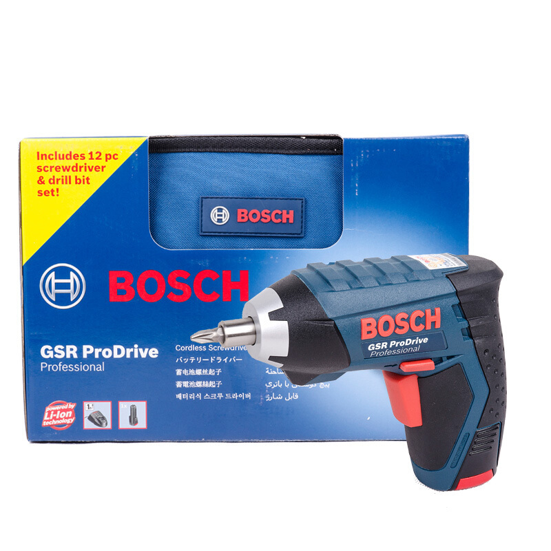 [苏宁自营]博世(Bosch)GSR3.6Li 锂电池充电起子电钻电动工具专业型无级变速