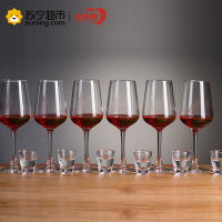 青苹果家用无铅玻璃红酒杯高脚杯创意白酒杯吞杯酒具套装
