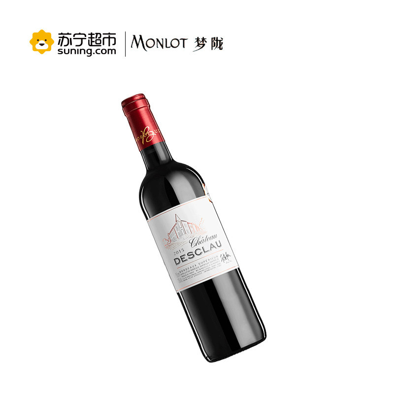 法国原瓶进口 赵薇酒庄梦陇迪斯洛城堡干红葡萄酒750ml 2015单支装