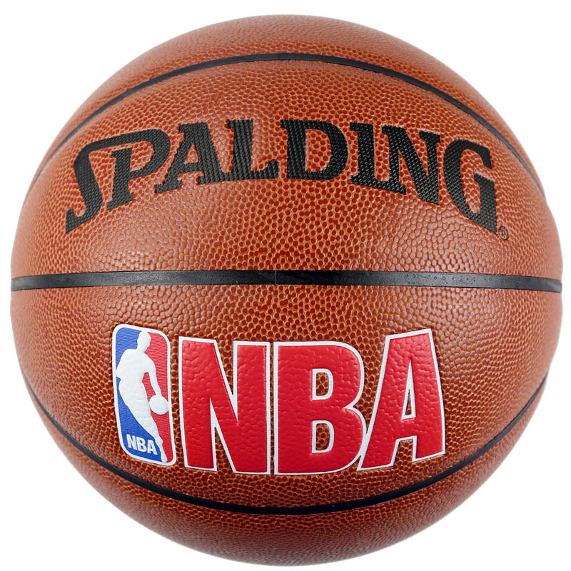 spalding斯伯丁官方旗舰店nba湖人队徽室内室外pu皮篮球74-094