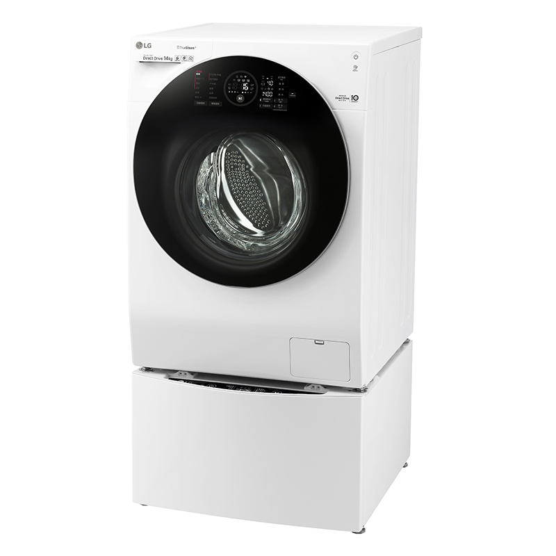 LG洗衣机WDFH457C0SW 14公斤蒸汽全自动直驱变频滚筒婴儿迷你波轮分区洗衣机高清大图