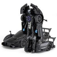 星辉(Rastar)1:32帕加尼变形合金变形玩具汽车带声光可变形61900黑色