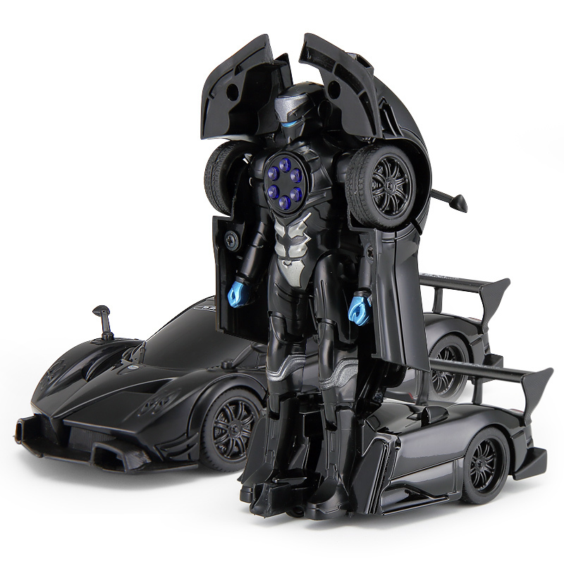 星辉(Rastar)1:32帕加尼变形合金变形玩具汽车带声光可变形61900黑色