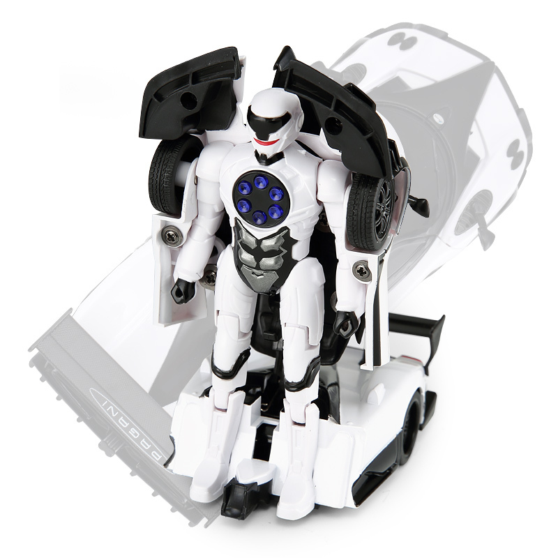 星辉(Rastar)1:32帕加尼变形合金变形玩具汽车带声光可变形61900白色