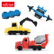 星辉(Rastar)3合1磁性拼装工程车汽车飞机挖掘机组合儿童玩具套装77800.03