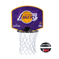 斯伯丁SPALDING湖人队徽小篮板儿童娱乐77-628Y