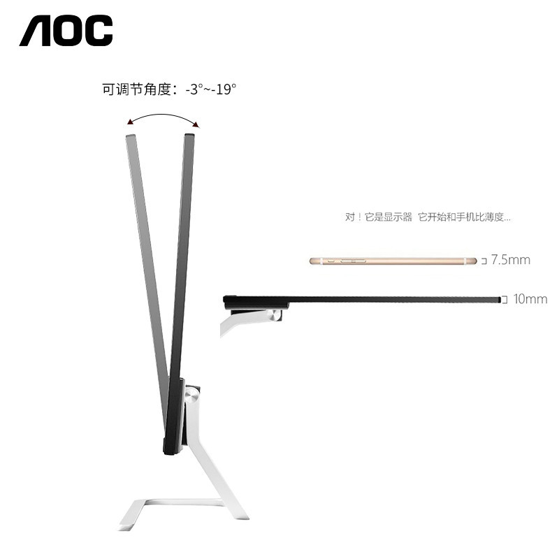 冠捷(AOC) 23寸 显示器 I2381FH (台)