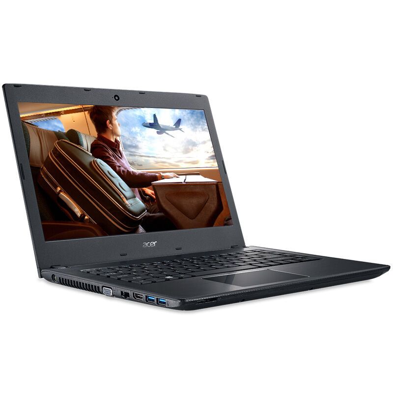 宏碁(acer)TMP249 14英寸商用笔记本电脑（I5-7200U 4GB 1TB 2G独显 刻录 LINUX）高清大图