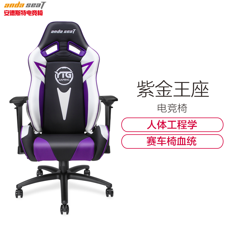 安德斯特(andaseaT)王者荣耀YTG电竞椅游戏椅电脑椅紫金王座